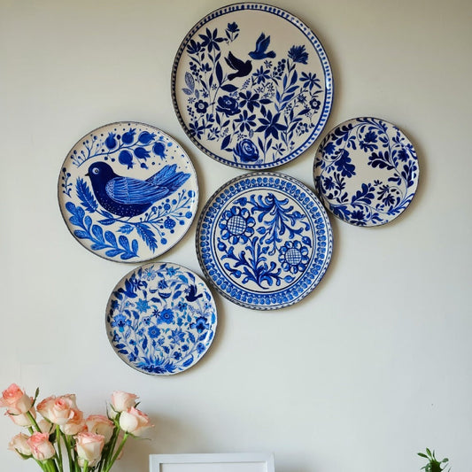 Dutch Blue Legacy Wall Plate Set of 5