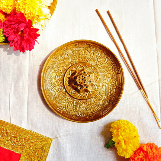 Sacred Brass Stand - Aggarbatti Holder